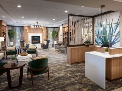 Belmont Village San Jose lobby
