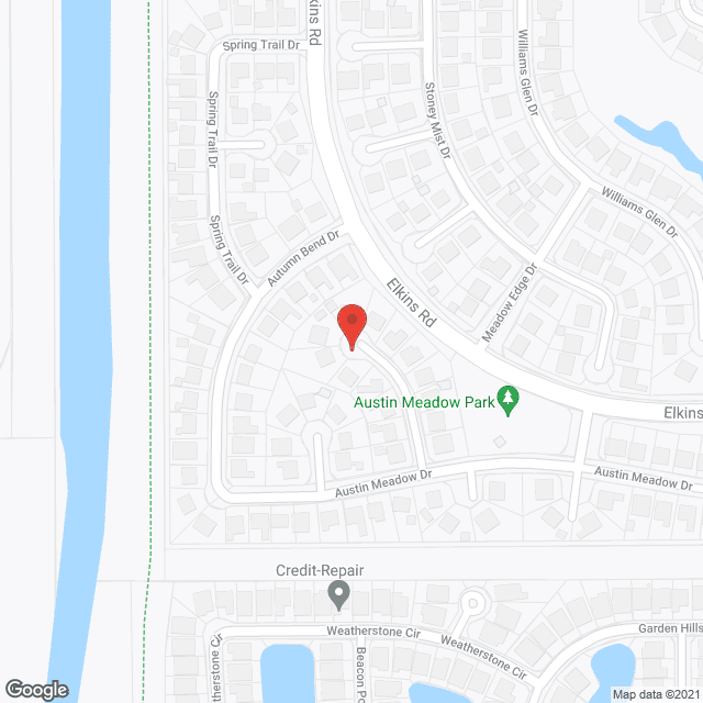 Map of the neighborhood around Arista Riverstone