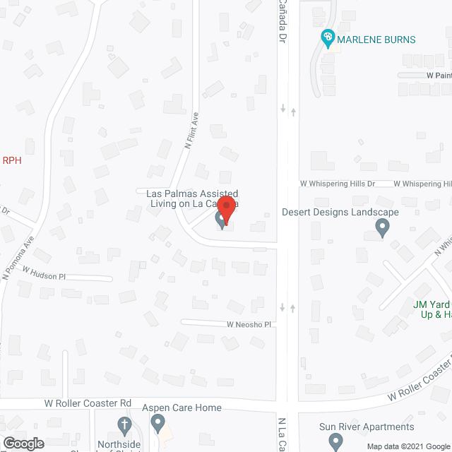 Map of the neighborhood around Las Palmas Assisted Living Home LLC