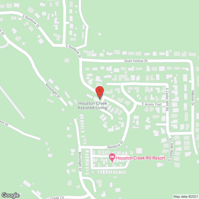 Map of the neighborhood around Houston Creek Assisted Living LLC