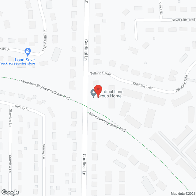Map of the neighborhood around Clarity Care Cardinal Lane Home