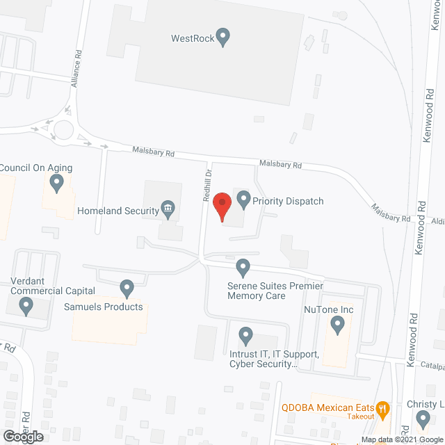 Map of the neighborhood around Serene Suites Premier Memory Care and Assisted Living