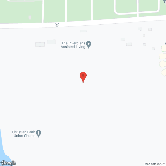 Map of the neighborhood around The Riverglens