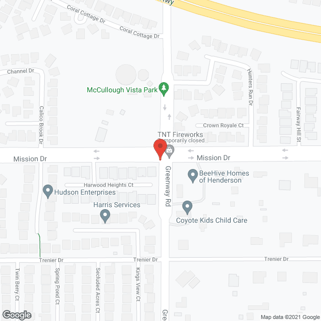 Map of the neighborhood around Beehive Homes Of Henderson