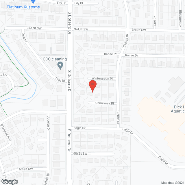 Map of the neighborhood around The Green House Homes at Mirasol