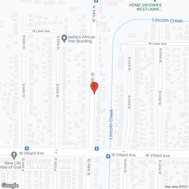 Map of the neighborhood around A Safe Haven Health and Supportive Care