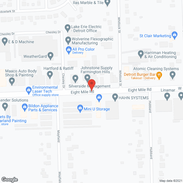 Map of the neighborhood around Pomeroy Living Northville Assisted and Memory Care