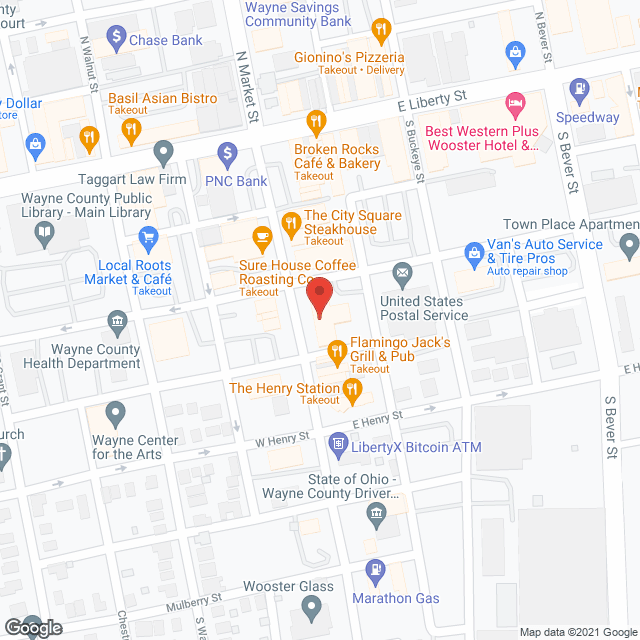 Map of the neighborhood around Townview Terrace