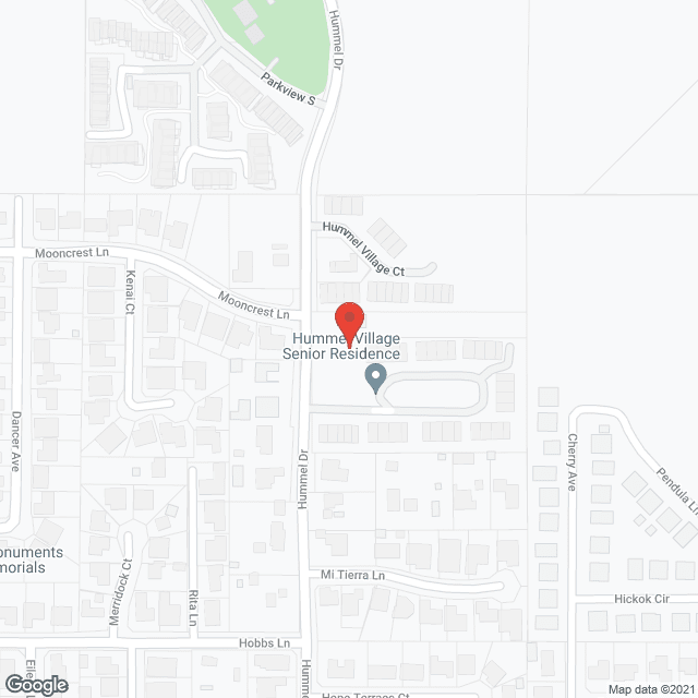 Map of the neighborhood around At Home In Hummel Village