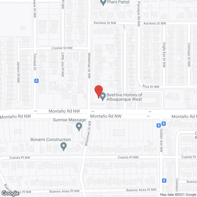 Map of the neighborhood around Bee Hive Homes of Taylor Ranch