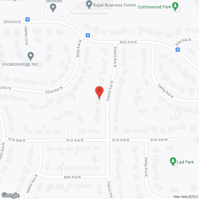 Map of the neighborhood around Empowerment Hc Kristens House