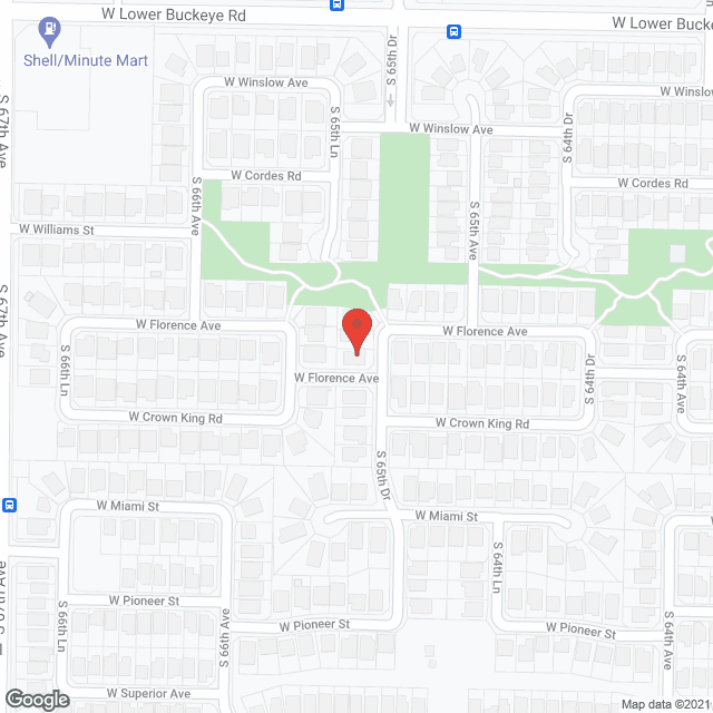 Map of the neighborhood around Roby’s Home Healthcare