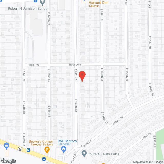 Map of the neighborhood around Rising Sun Health Care Services LLC