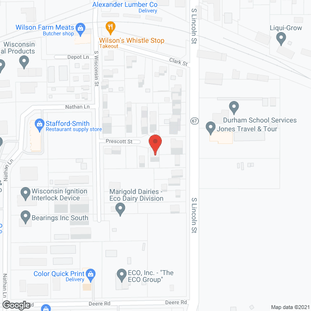 Map of the neighborhood around CLA Prescott