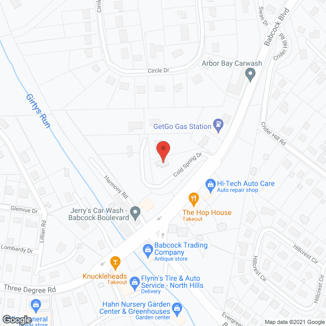 Map of the neighborhood around Dreamcatchers Personal Care Home