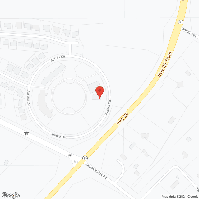 Map of the neighborhood around Comforts of Home Memory Care - River Falls