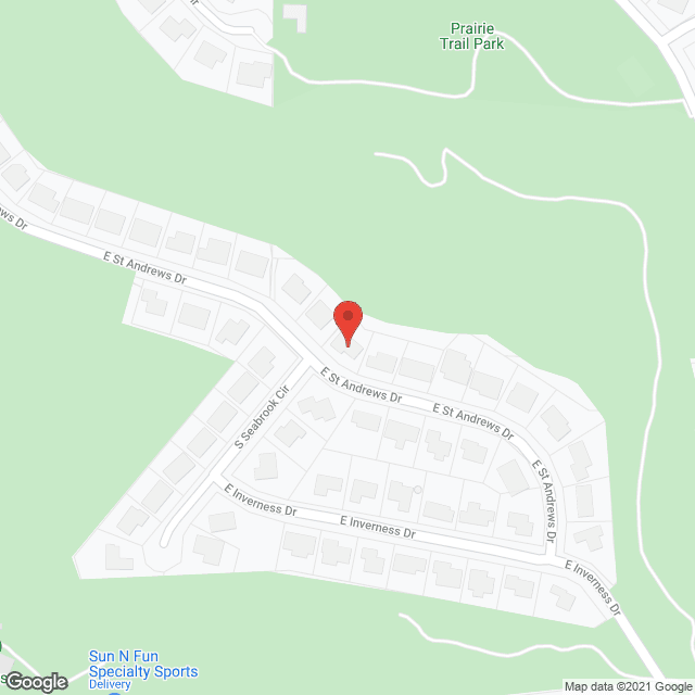 Map of the neighborhood around Pam's Place