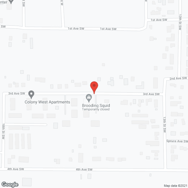 Map of the neighborhood around Ashland-Willow Creek Apartments