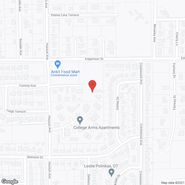 Map of the neighborhood around The Arc Of Putnam County Inc