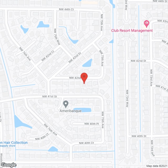 Map of the neighborhood around Almost Home At North Springs Inc