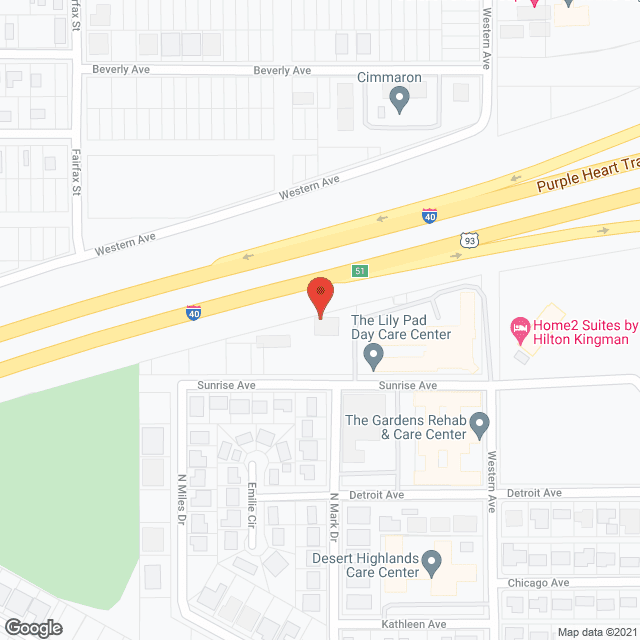 Map of the neighborhood around Helen's Place Assisted Living Home