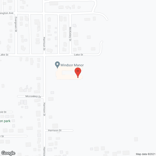 Map of the neighborhood around Homestead of Shenandoah