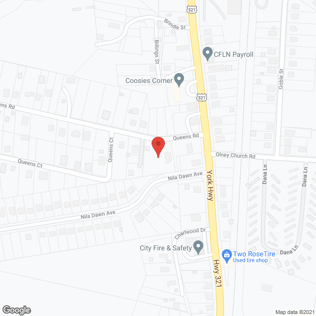 Map of the neighborhood around Maggie's Family Care Home