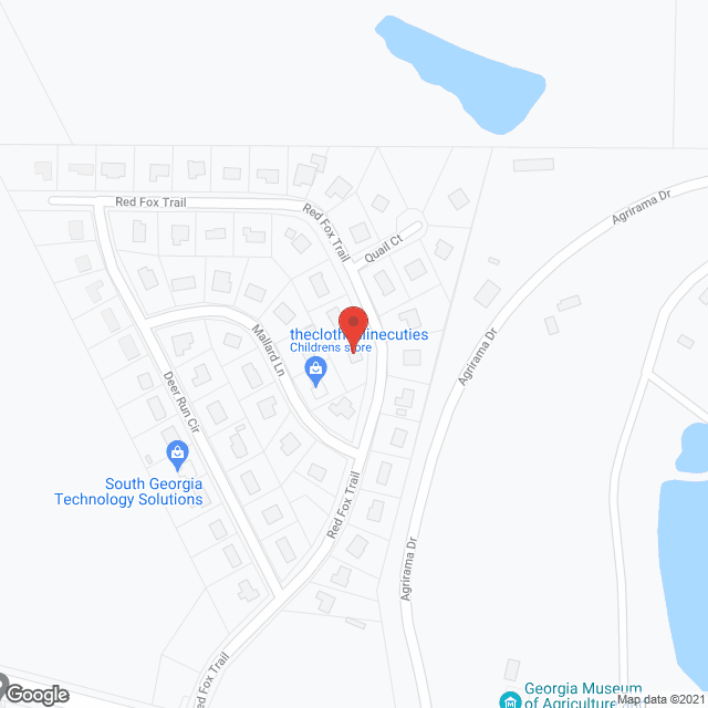 Map of the neighborhood around Hazel Marchant Home for Women