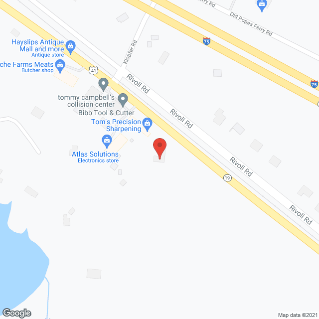Map of the neighborhood around WHISPERING PINES