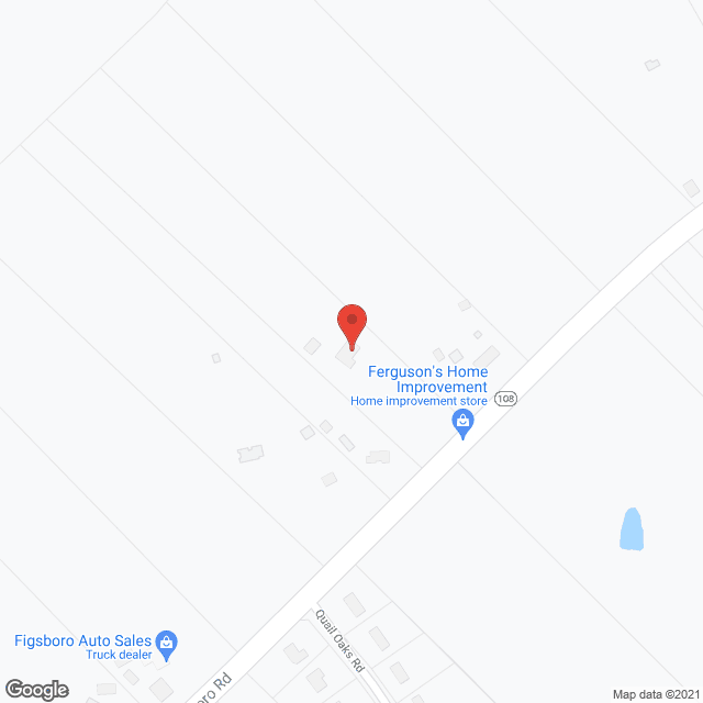Map of the neighborhood around Tender Years Adult Care