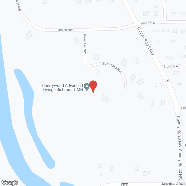 Map of the neighborhood around Cherrywood of Richmond