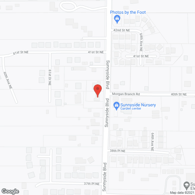 Map of the neighborhood around Marysville Senior Care AFH