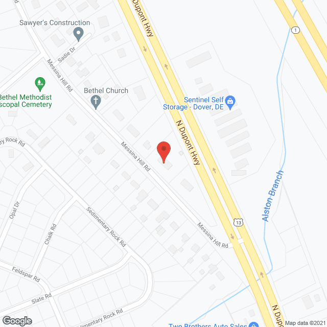 Map of the neighborhood around Robin's Adult Foster Care