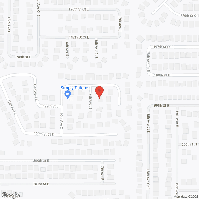 Map of the neighborhood around Fountain of Life AFH