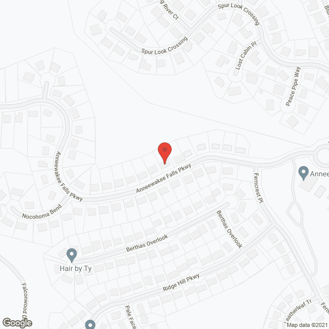 Map of the neighborhood around Changing Lives, Inc