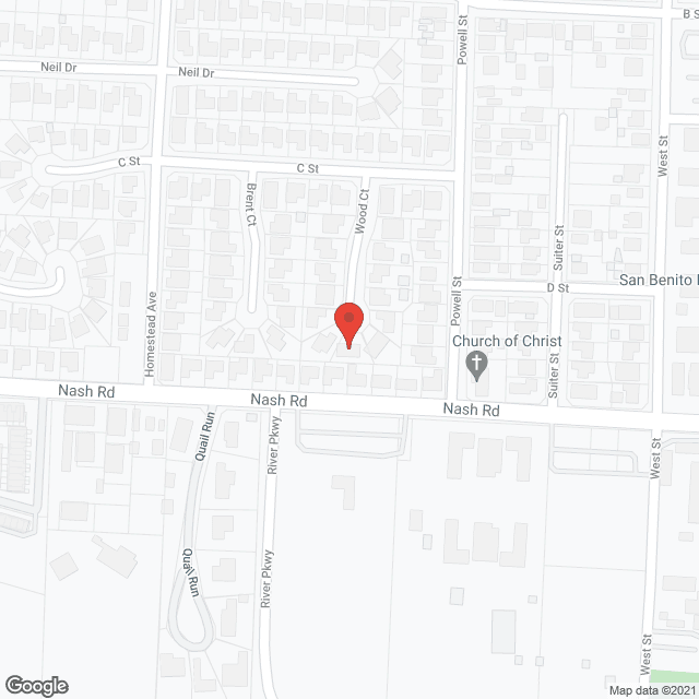 Map of the neighborhood around Home Sweet Home Retirement Care