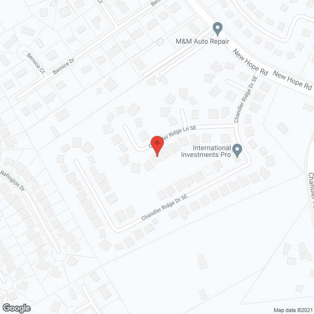 Map of the neighborhood around New Horizon Personal Care Home LLC