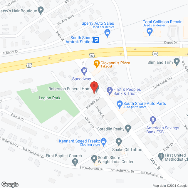 Map of the neighborhood around The Small Family Care Home