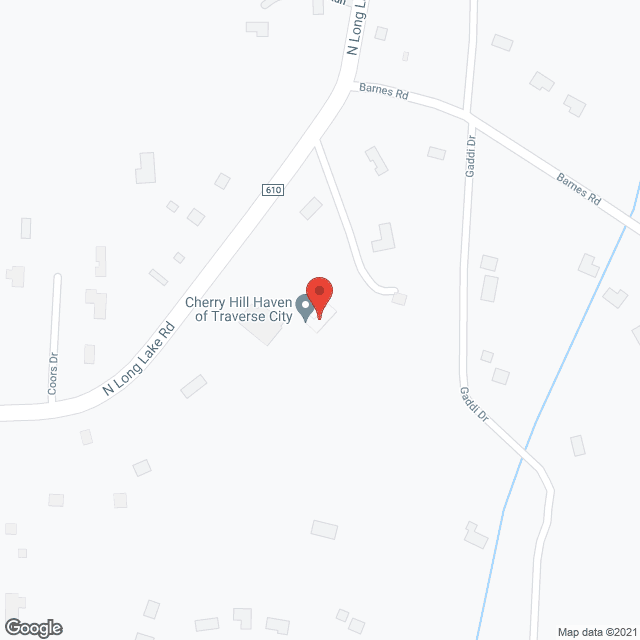 Map of the neighborhood around Cherry Hill Haven