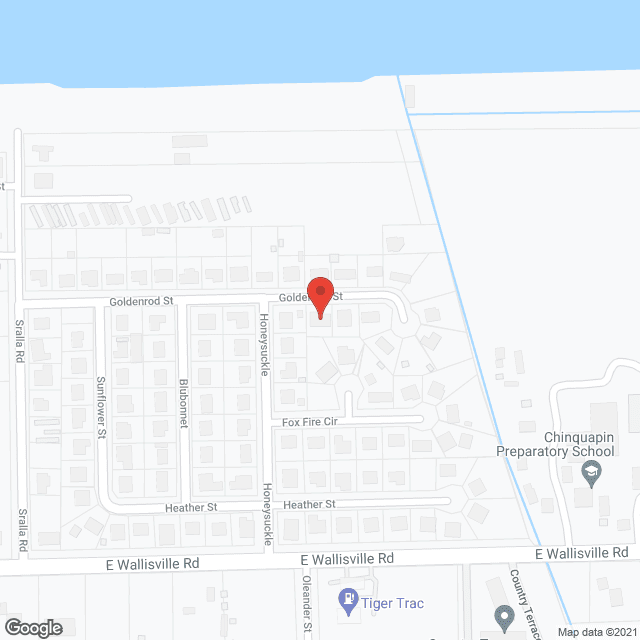 Map of the neighborhood around Golden Age Assisted Living Home