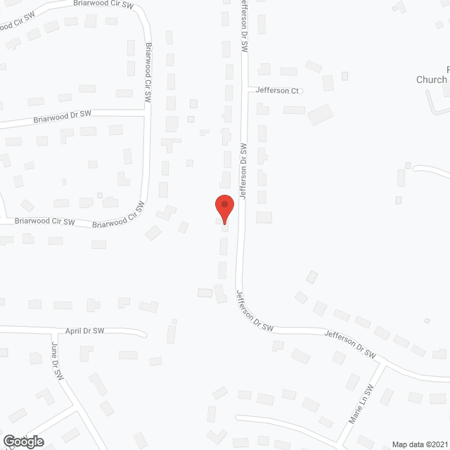Map of the neighborhood around Love of Life PCH
