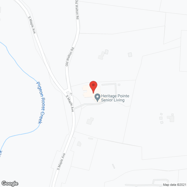 Map of the neighborhood around Heritage Pointe