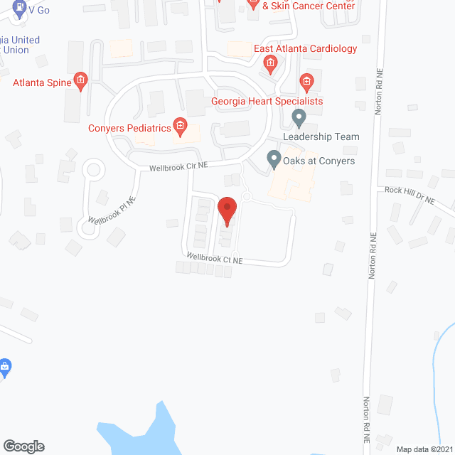 Map of the neighborhood around Ella's Place