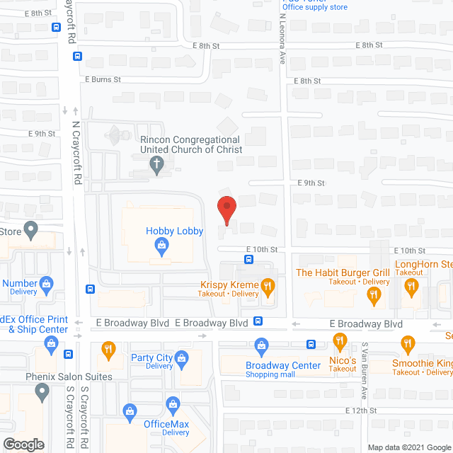 Map of the neighborhood around Serenity Adult Living, LLC