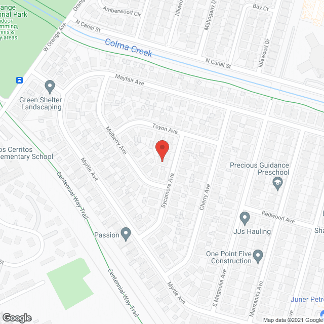 Map of the neighborhood around Araville Residential Care Home IV