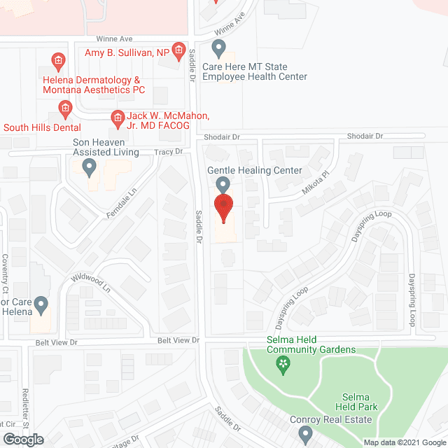 Map of the neighborhood around Renaissance Senior Care-Helena Saddle Drive
