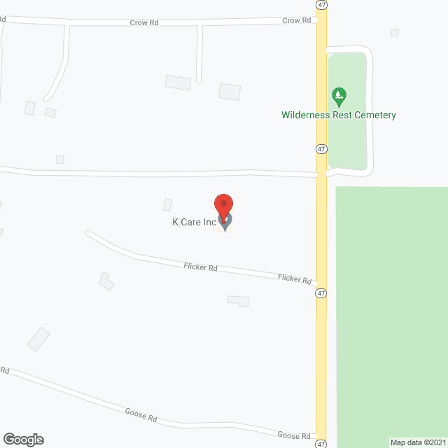 Map of the neighborhood around Lake Shore Assisted Living Lake Tomahawk
