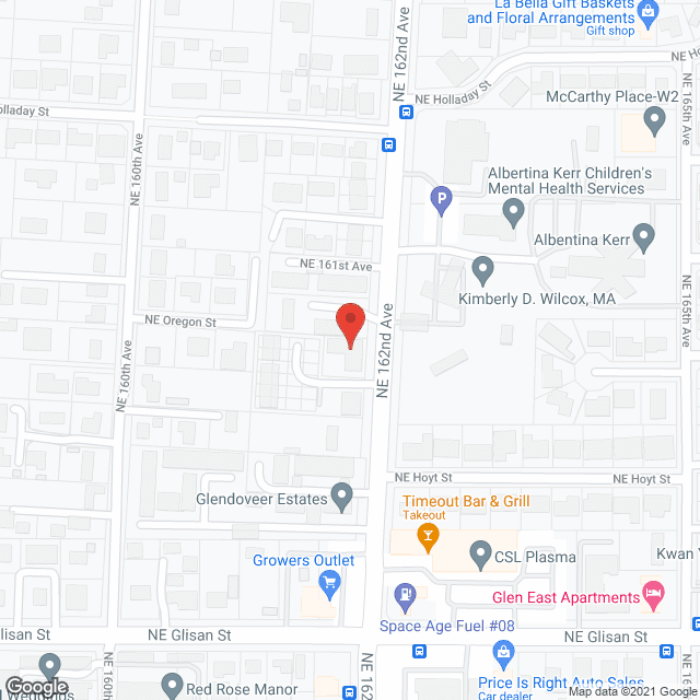 Map of the neighborhood around Bortes Adult Care Home