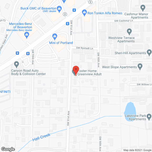 Map of the neighborhood around Greenview Adult Foster Home