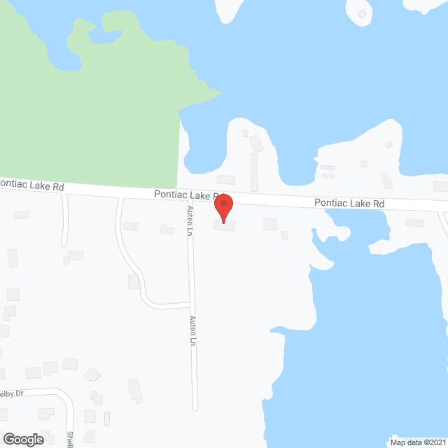 Map of the neighborhood around Lakeview Elderly Home